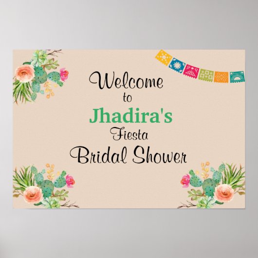 フィエスタ ブライダルシャワー ポスター (正面)