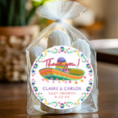 フィエスタ ベイビー シャワー サンクス スティッカー - 気まぐれなS ラウンドシール