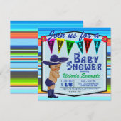 フィエスタ ベビーシャワー 招待状 (正面/裏面)