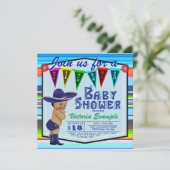 フィエスタ ベビーシャワー 招待状 (スタンド正面)