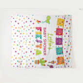 フィエスタ ベビーシャワー 背景 - WH タペストリー (正面(横))