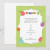 フィエスタ マルガリータ メキシカン バースデー パーティー 招待状 (正面/裏面)