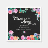 フィエスタ | メキシカンフラワー | リハーサルディナー スタンダードカクテルナプキン (正面)