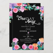 フィエスタ | メキシカンフラワー | リハーサルディナー 招待状 (正面/裏面)