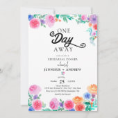 フィエスタ | メキシカンフラワー | リハーサルディナー 招待状 (正面)