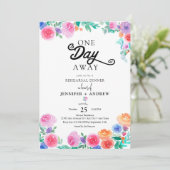 フィエスタ | メキシカンフラワー | リハーサルディナー 招待状 (スタンド正面)