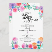 フィエスタ | メキシカンフラワー | リハーサルディナー 招待状 (正面/裏面)