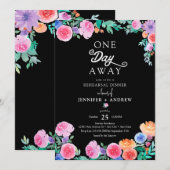 フィエスタ | メキシカン フラワーズ | リハーサル ディナー 招待状 (正面/裏面)