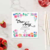 フィエスタ |メキシコの花 |リハーサルディナー スタンダードカクテルナプキン (インサイチュ)