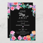 フィエスタ |メキシコの花 |リハーサルディナー 招待状 (正面/裏面)