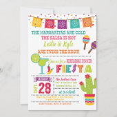 フィエスタ リハーサル ディナー 招待状 - ホワイト (正面)