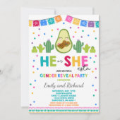 フィエスタ 性別発表パーティー 彼か彼女か-エスタ発表 招待状 (正面)