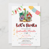 フィエスタ | 水彩 結婚前お披露目 招待状 (正面)