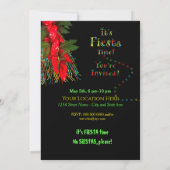 フィエスタ 祭り への招待、 ホット チリ ペッパー 招待状 (裏面)