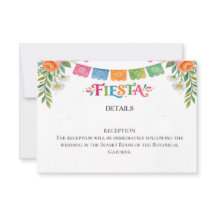 フィエスタ 結婚式 RSVP カード