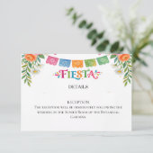 フィエスタ 結婚式 RSVP カード (スタンド正面)