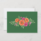 フィエスタ 結婚式 RSVP カード (裏面)