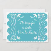 フィエスタ 誕生日パーティー 招待状 ペーパー ピカド (裏面)