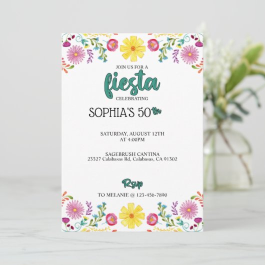 フィエスタ、誕生日、メキシコテーマ セーブザデート (スタンド正面)