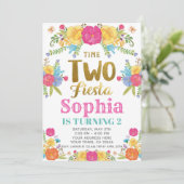 フィエスタ 2歳の誕生日パーティー招待状 招待状 (スタンド正面)