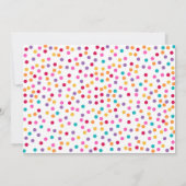 フィエスタ 40歳の誕生日招待状 ホーリーグアカモーレ 40 招待状 (裏面)