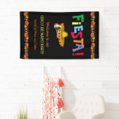 フィエスタ！Cinco de Mayoパーティー（カスタマイズ可能） 横断幕 (インサイチュ)