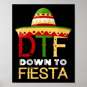 フィエスタDtfメキシコCinco De Mayoへ ポスター