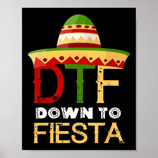 フィエスタDtfメキシコCinco De Mayoへ ポスター (正面)