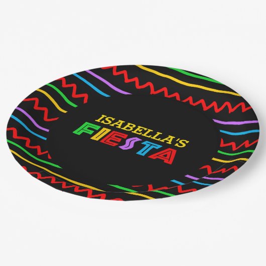 フィエスパーソナライズされたタ ペーパープレート (アングル)