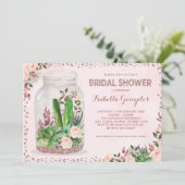 フィエスフェミニンタブライダルシャワーフローラテラリウム 招待状 (スタンド正面)