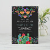 フィエスモダンタとサボスカラフルウェディングシャワーI 招待状 (スタンド正面)