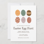 フィエスモダンタカラフルイースターエッグ狩り 招待状 (正面)