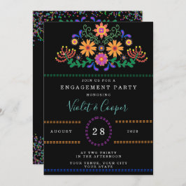 フィエスモダンタ・サボスカラフル婚約パーティ 招待状