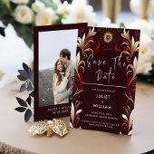 フィエス素朴タフローラスペインの結婚バラ セーブザデート