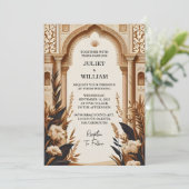 フィエス素朴タフローラスペインの結婚バラ 招待状 (スタンド正面)