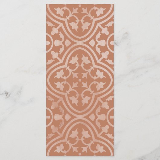 フィエス素朴タ結婚のカード メニュー (裏面)