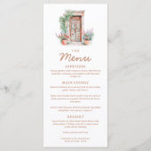 フィエス素朴タ結婚のカード メニュー (正面)