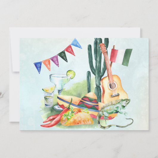 フィエス結婚タズ|タコスとテキーラのサンキューカード サンキューカード (裏面)