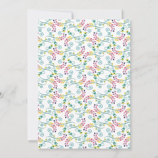 フィエス結婚タズ 招待状 (裏面)