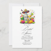 フィエス鮮やかタLET LET TACO's Shower of a Coule's Shower 招待状 (正面)