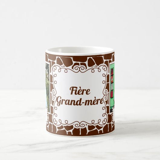 フィエールグランメールグフランスのーマングラージリン2写真 コーヒーマグカップ (中央)