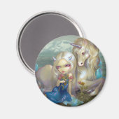 「フィオナとユニコーン」マグネット マグネット (正面/裏面)