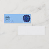 フィオナのプロフィールカード スキニー名刺 (正面/裏面)