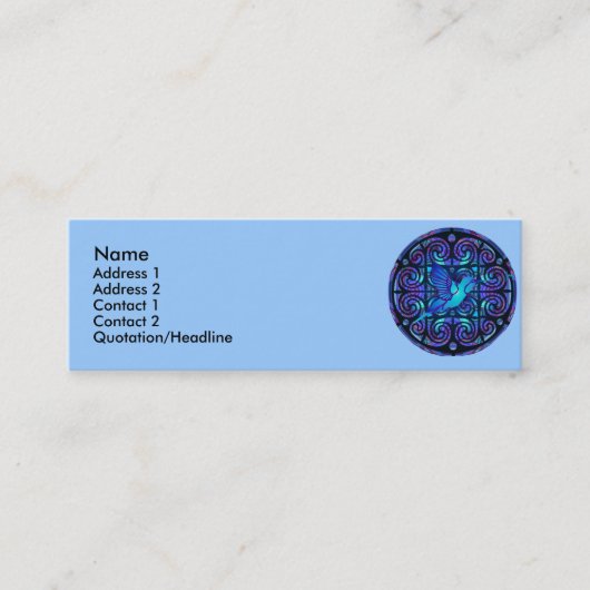 フィオナのプロフィールカード スキニー名刺 (正面)