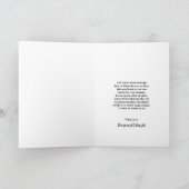 フィオナはっきりしたフォトモモダンノ結婚グラム サンキューカード (内部)