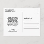 フィオナはっきりしたフォトモモダンノ結婚グラム ポストカード (裏面)