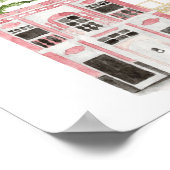 フィオナチャールストンレインボーローブライダルシャワーウェルカム ポスター (角)