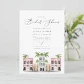 フィオナチャールストンレインボーローブライダルシャワー 招待状 (スタンド正面)