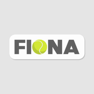 フィオナテニス 名札