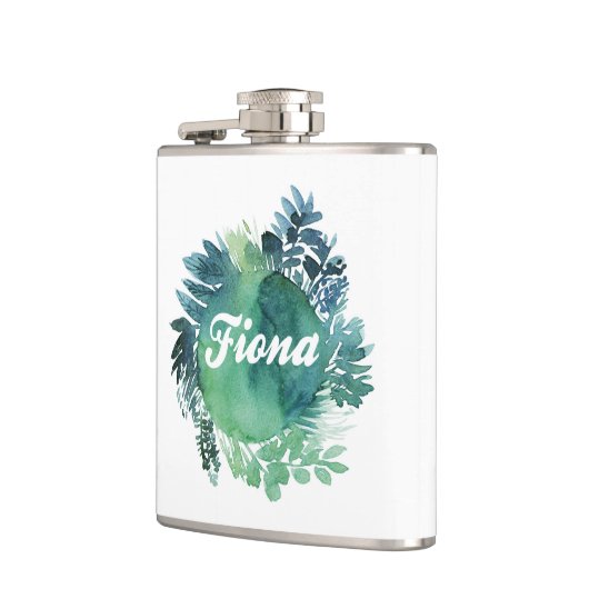 フィオナ葉 フラスク (左)